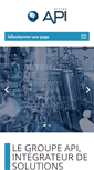 Mobile Screenshot of groupe-api.fr