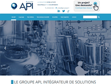 Tablet Screenshot of groupe-api.fr